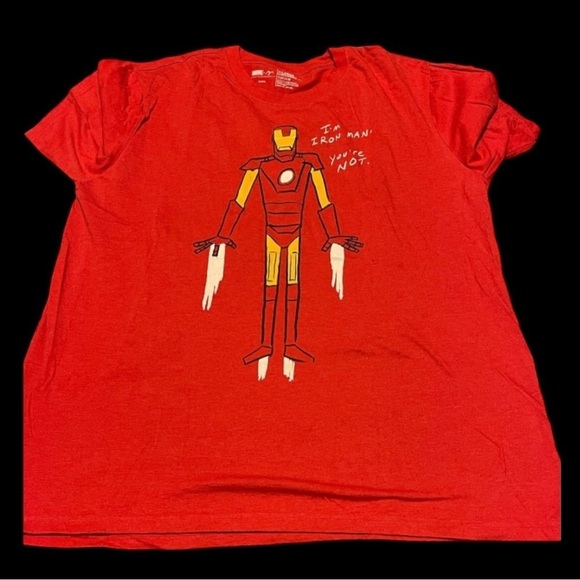 Marvel “I’m Iron man, You’re not” mens short sleeve t-shirt size xl - Picture 2 of 8